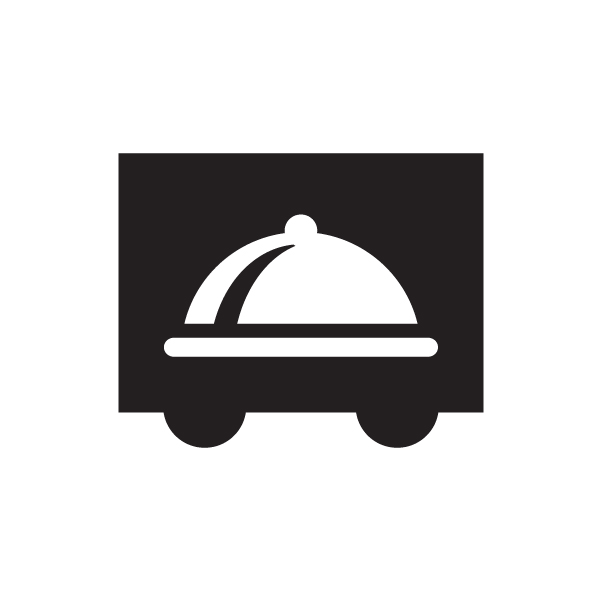 Вагон-ресторан в поезде